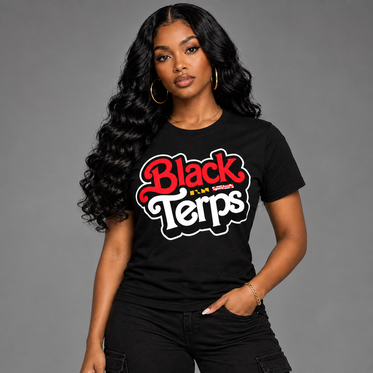 Black Terps 2026 T-shirt (Curvy)